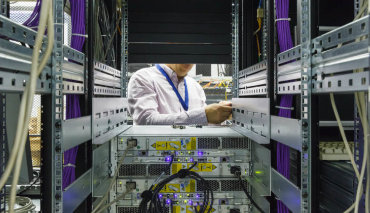 data center disposal of server racks