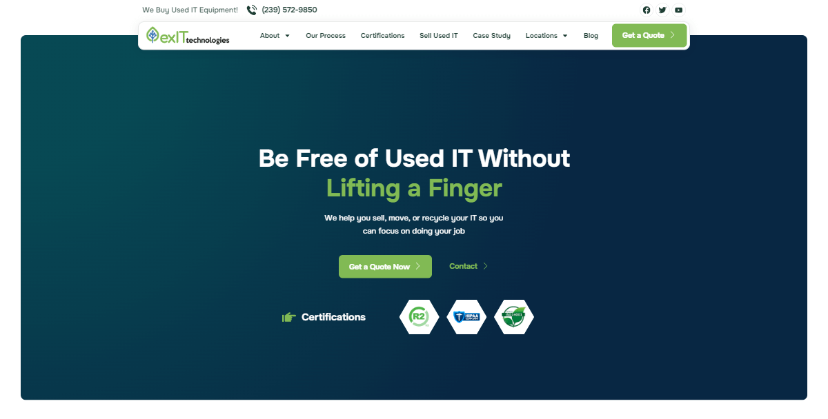 Sell Used Servers, Processors, Memory, & Hard Drives - exIT Technologies