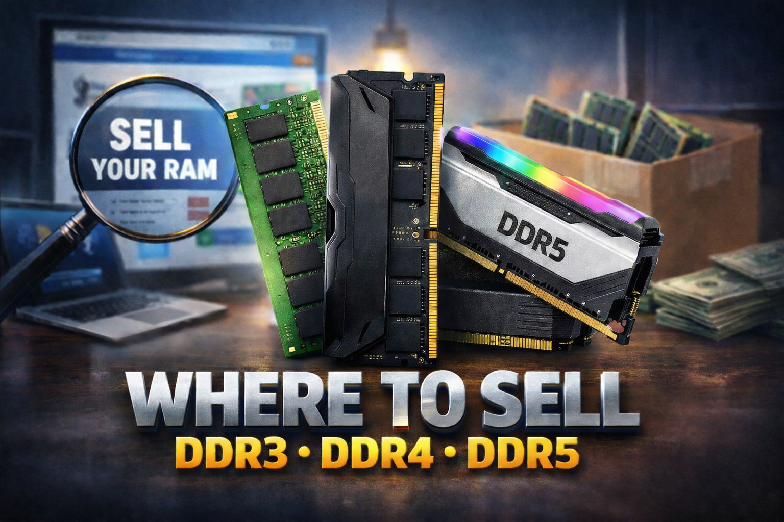 where to sell ddr3 and ddr4 guide