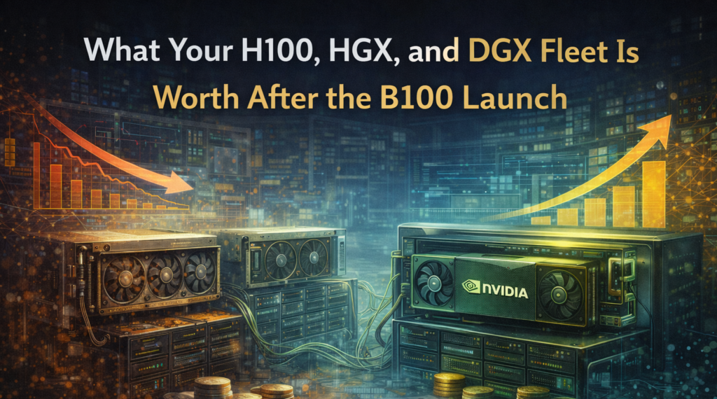 What Your H100, HGX, and DGX Fleet Is Worth After the B100 Launch