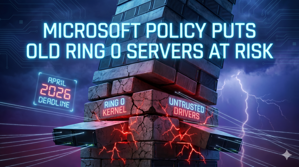 Microsoft Policy Puts Old Ring 0 Servers At Risk