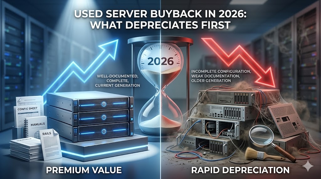 Used Server Buyback in 2026: What Depreciates First