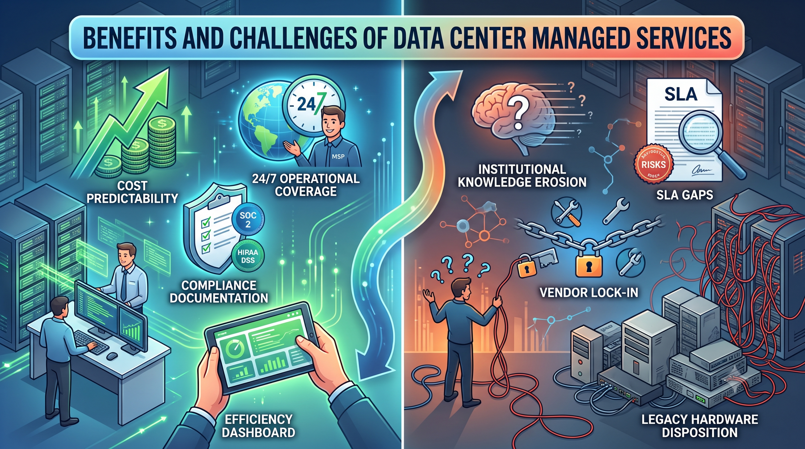 Benefits And Challenges Of Data Center Managed Services