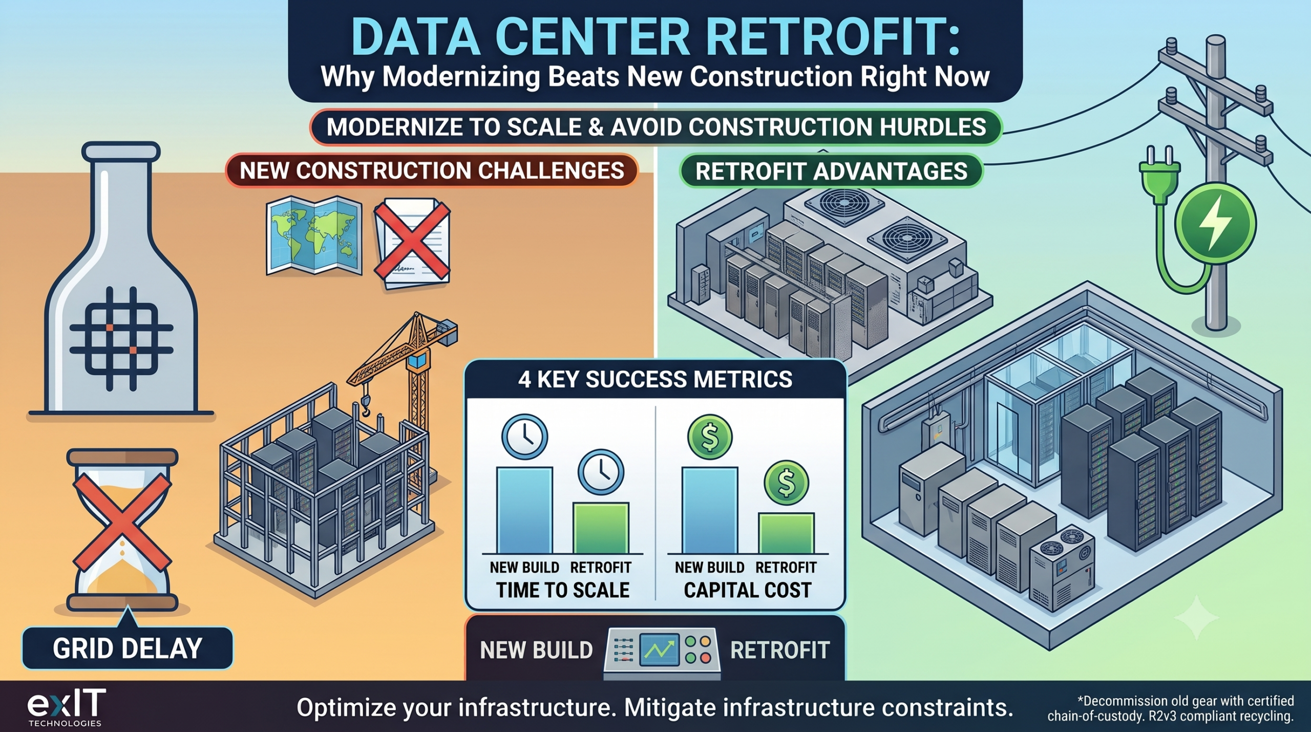 Data Center Retrofit Why Modernizing Beats New Construction Right Now