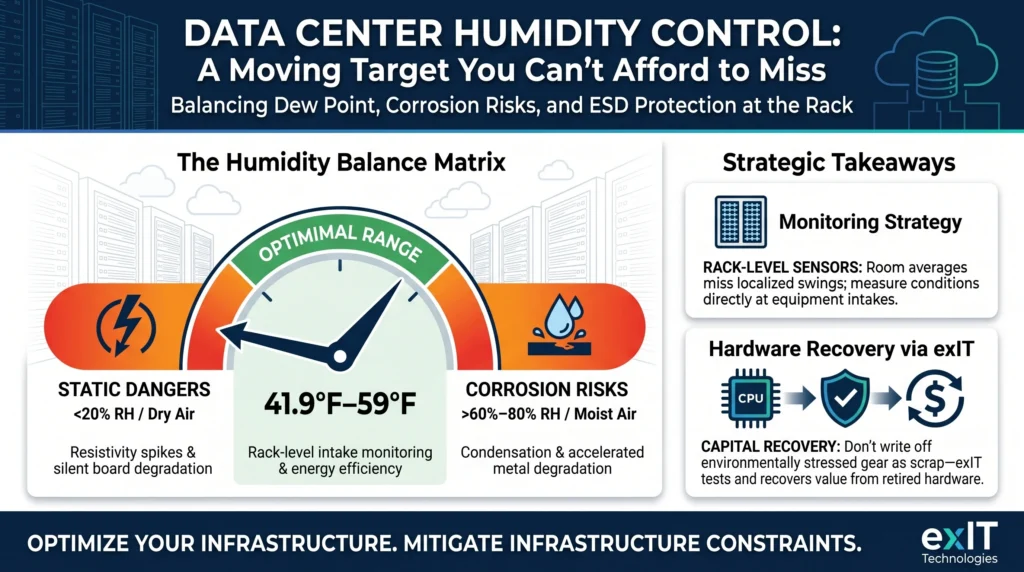 Data Center Humidity Control A Moving Target That You Can't Afford To Miss