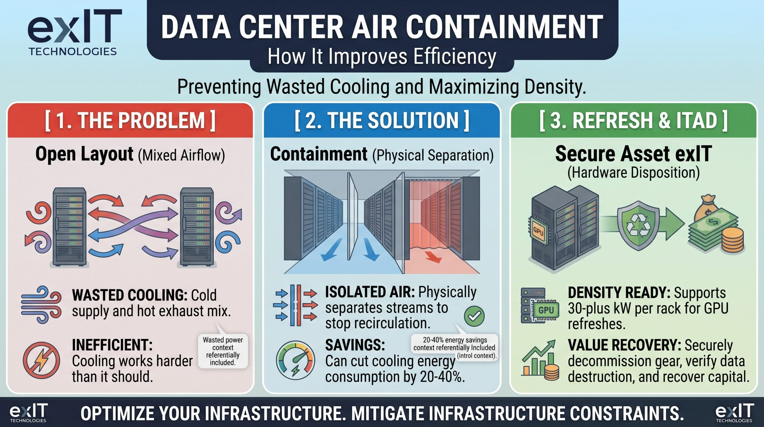 How Data Center Air Containment Improves Efficiency